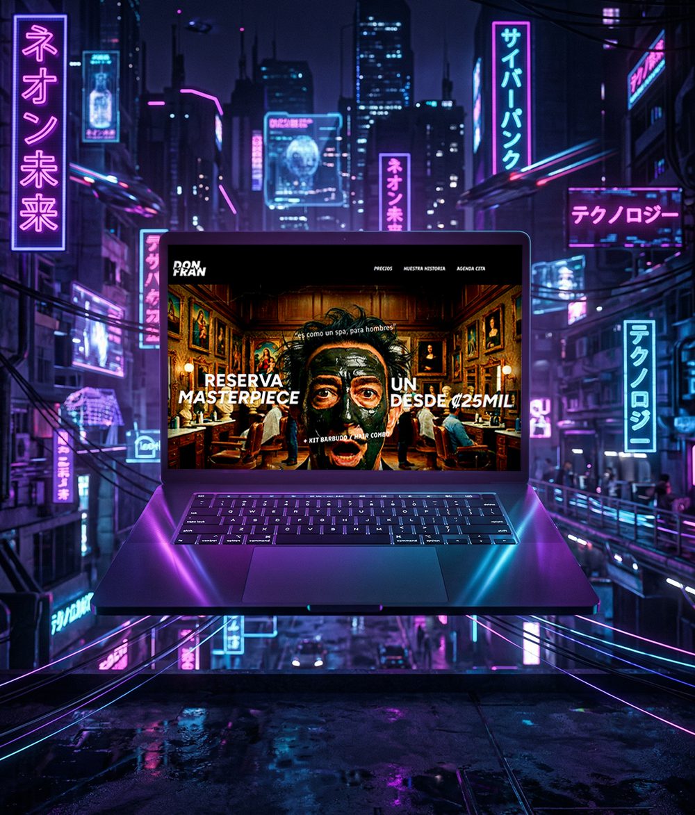 Proyecto de marca y diseño web para Don Fran