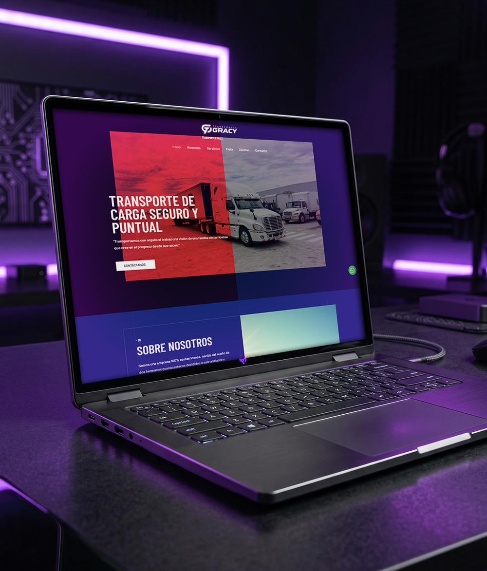Proyecto de diseño web para Transportes Gracy